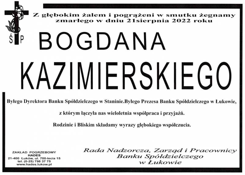 Bogdan  KAZIMIERSKI