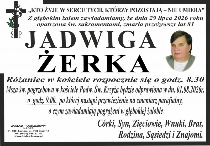 Jadwiga Żerka