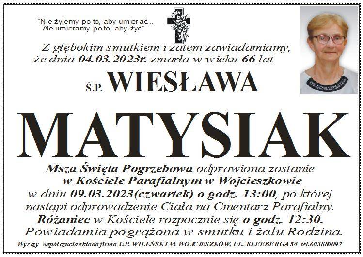 Wiesława Matysiak