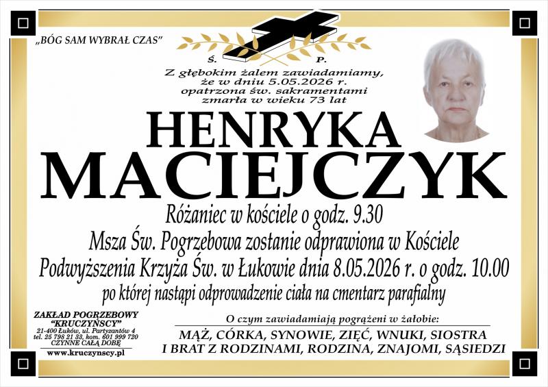 Henryka Maciejczyk 