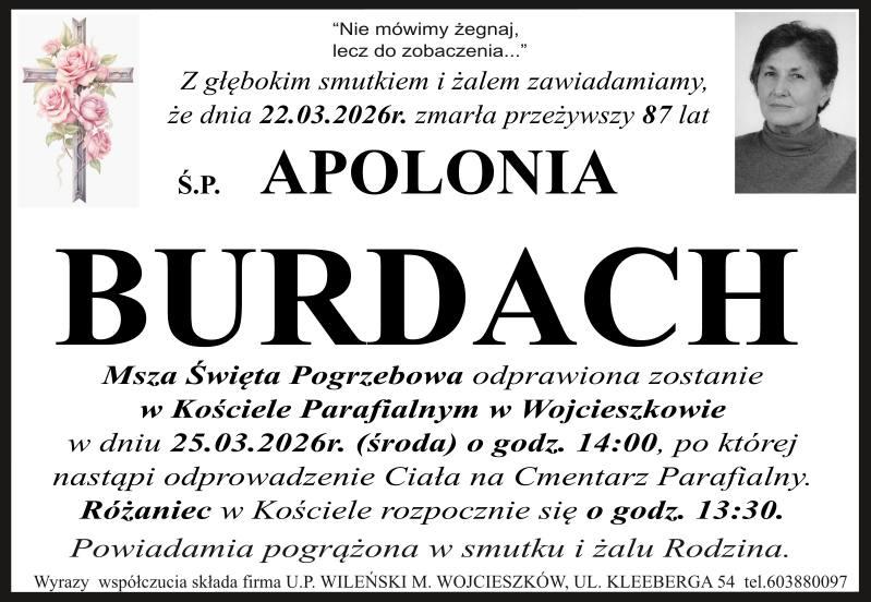 Apolonia  Burdach