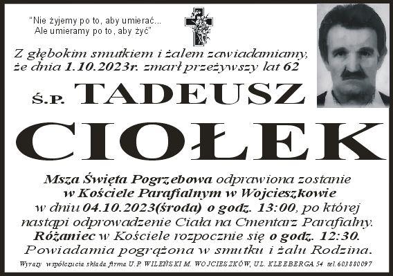 Tadeusz  Ciołek