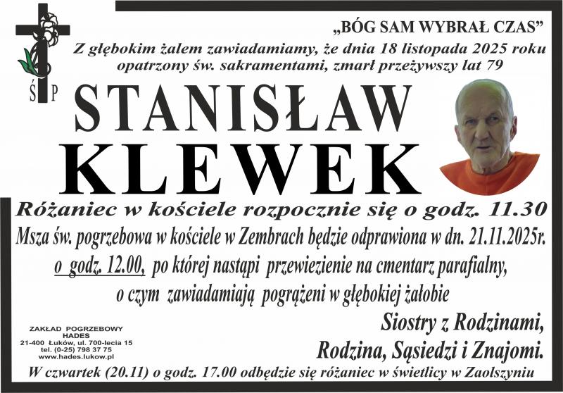 Stanisław  Klewek