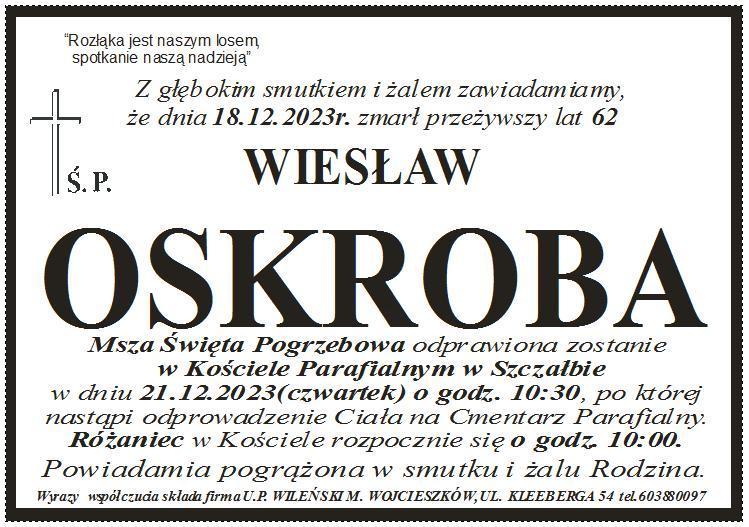 Wiesław  Oskroba
