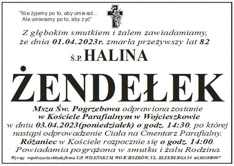Halina  Żendełek