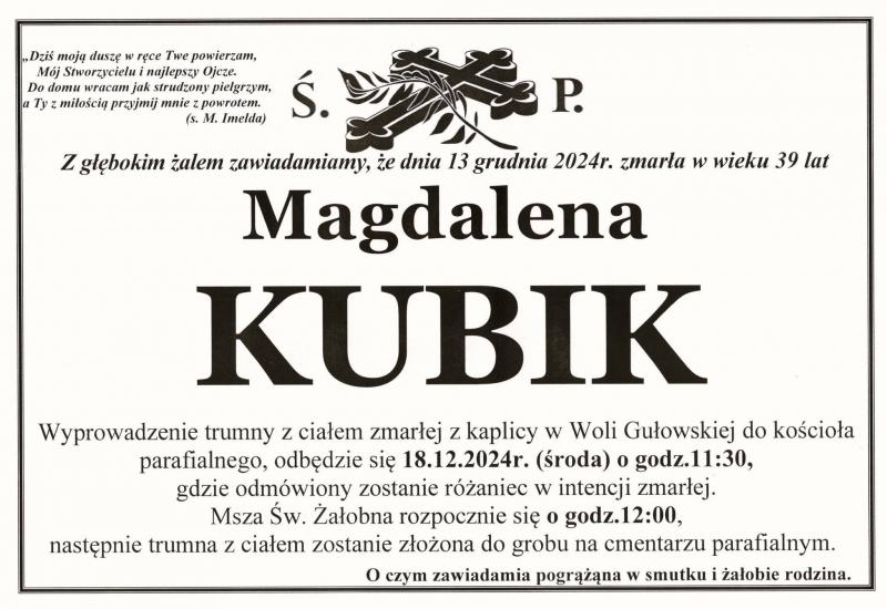 Magdalena Kubik