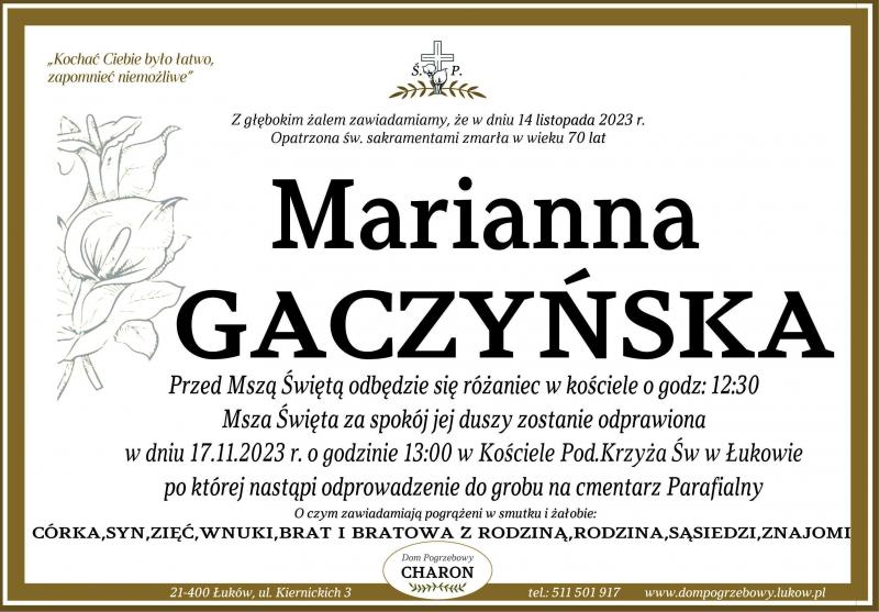 Marianna  Gaczyńska