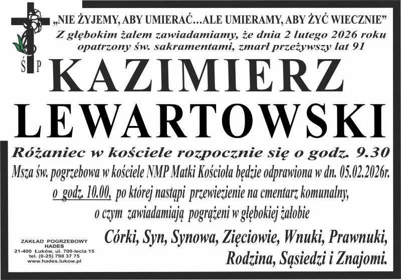 Kazimierz  Lewartowski 