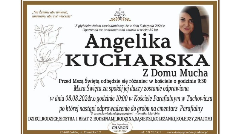 Angelika Kucharska zd. Mucha 