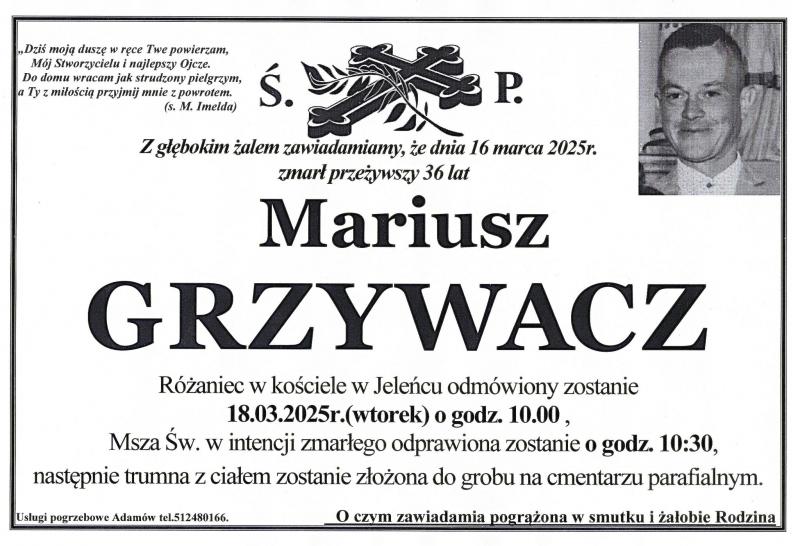 Mariusz  Grzywacz