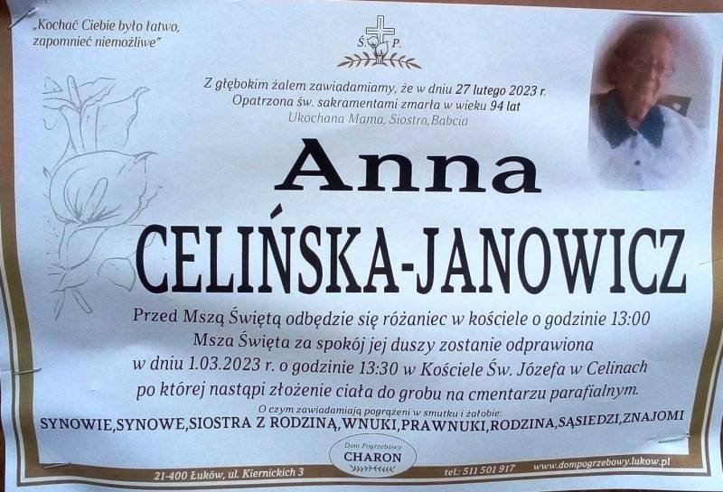 Anna  Celińska- Janowicz