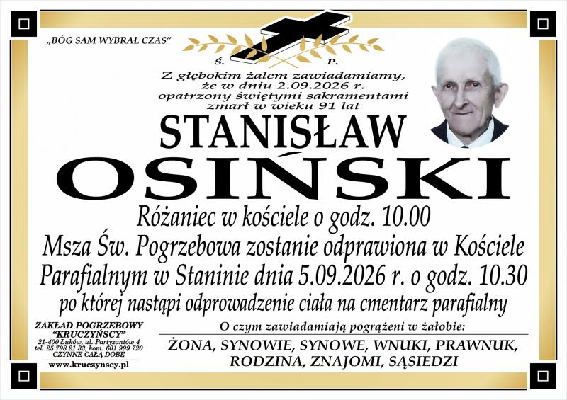 Stanisław  Osiński 
