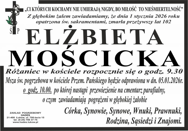Elżbietą   Mościcka