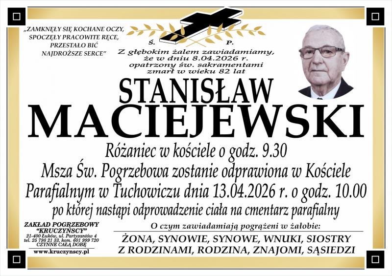 Stanisław   Maciejewski  