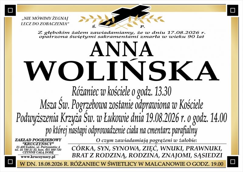 Anna  Wolińska 