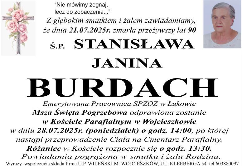 Stanisława Janina Burdach