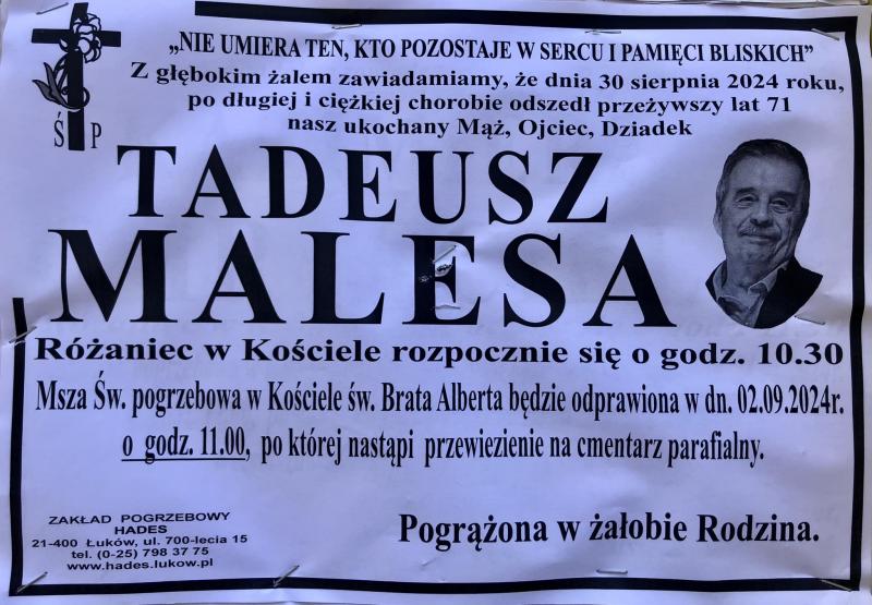 Tadeusz  Malesa 