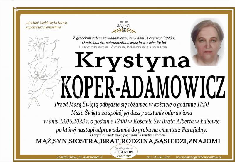 Krystyna Koper - Adamowicz