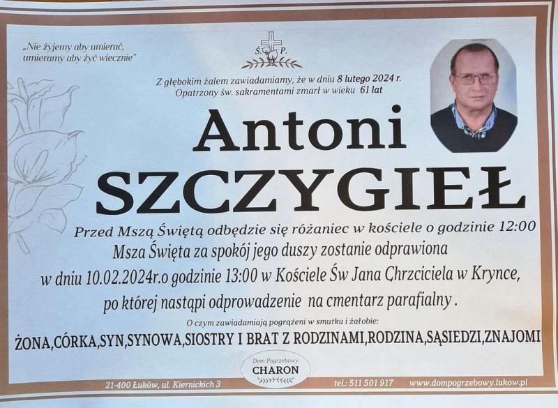 Antoni  Szczygieł 