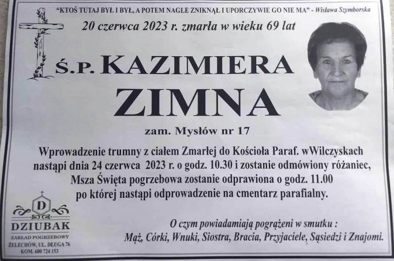 Kazimiera  Zimna