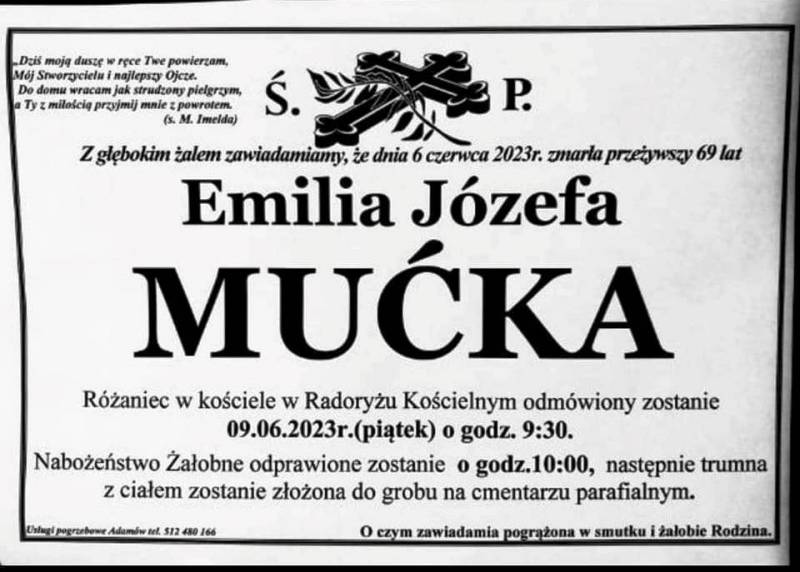 Emilia Józefa MUĆKA