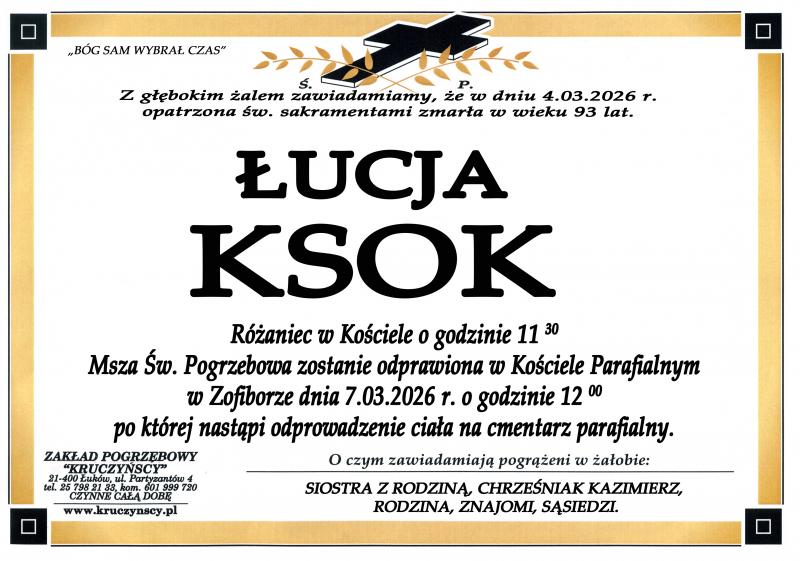 Łucja Ksok 