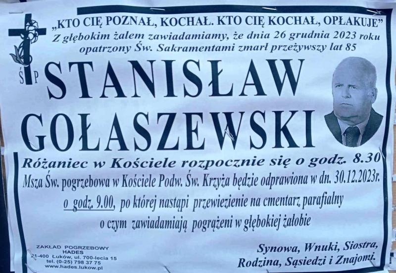 Stanisław  Gołaszewski