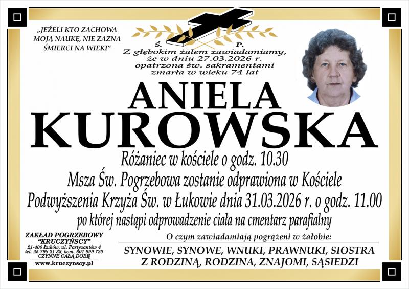 Aniela  Kurowska 