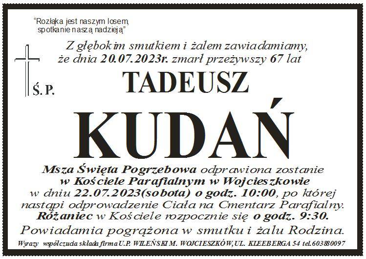 Tadeusz  Kudań