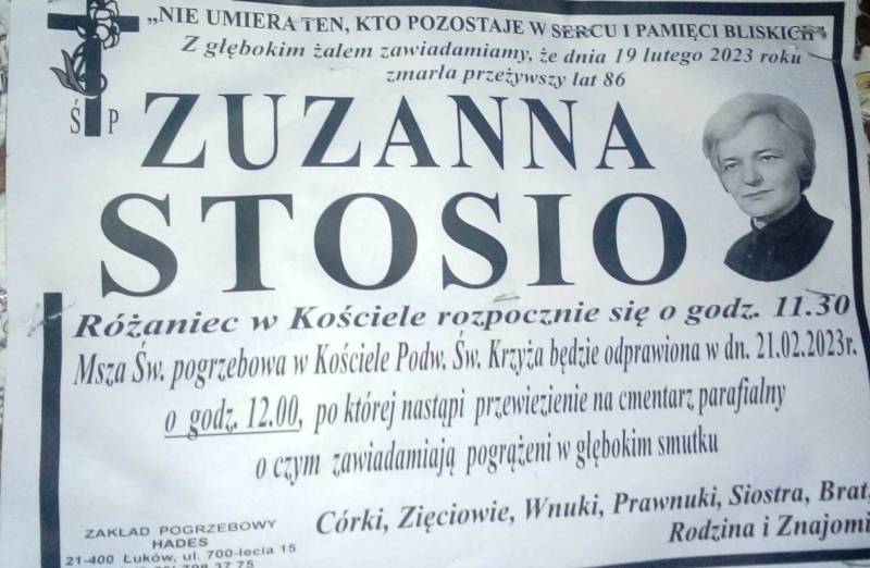 Zuzanna  Stosio