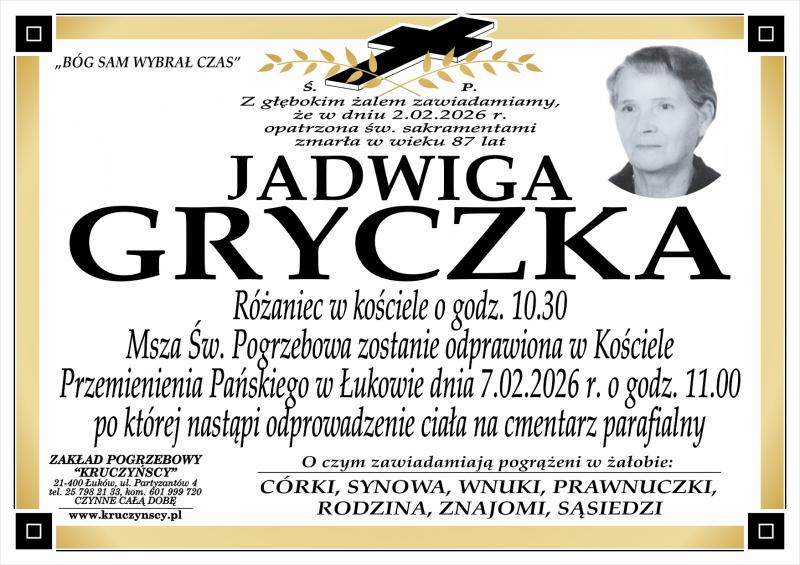 Jadwiga  Gryczka 