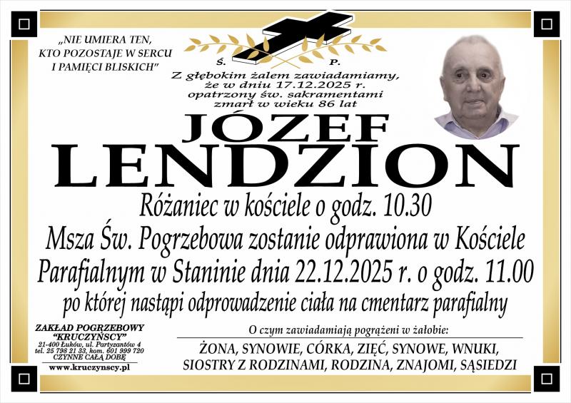 Józef  Lendzion