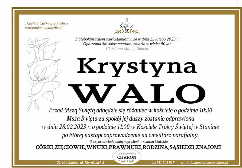 Krystyna  Walo