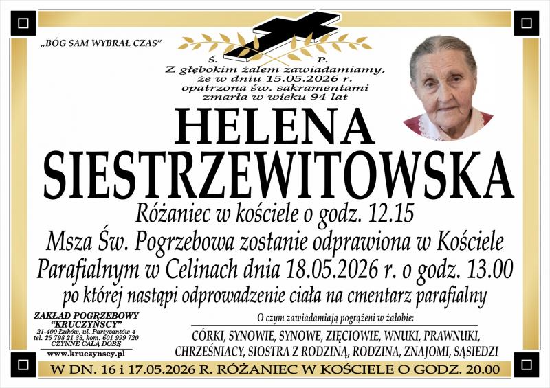 Helena  Siestrzewitowska 