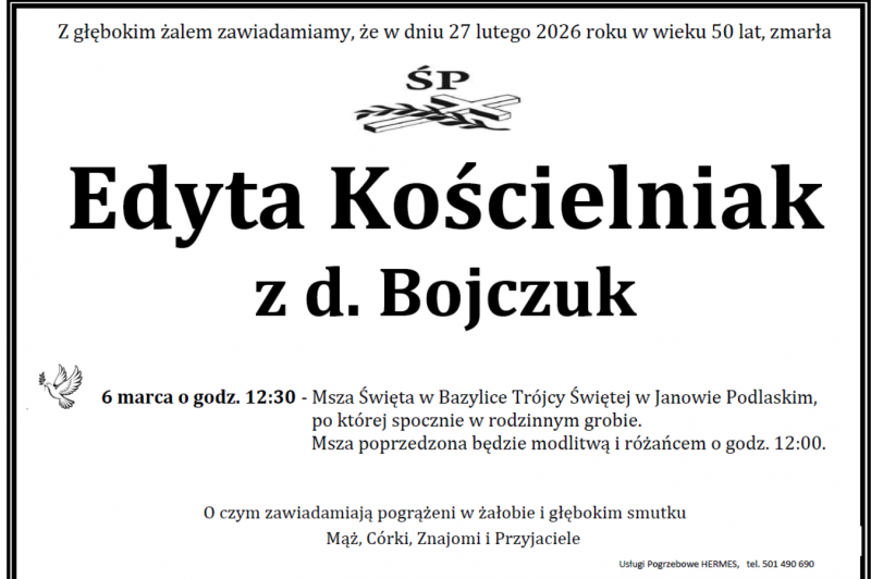 Edyta Kościelniak zd. Bojczuk