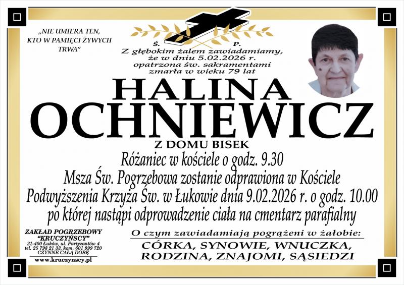Halina  Ochniewicz 