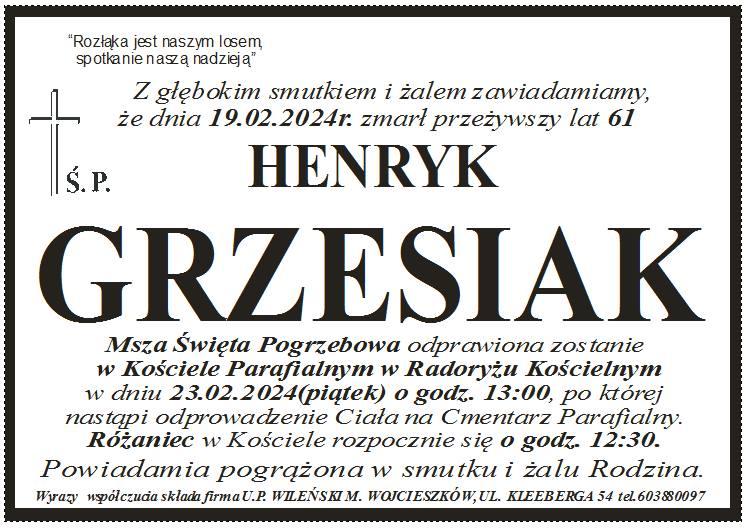 Henryk  Grzesiak