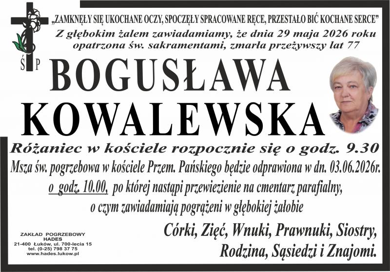 Bogusława  Kowalewska