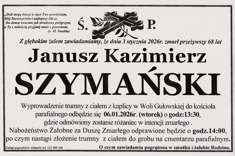 Janusz Kazimierz Szymański