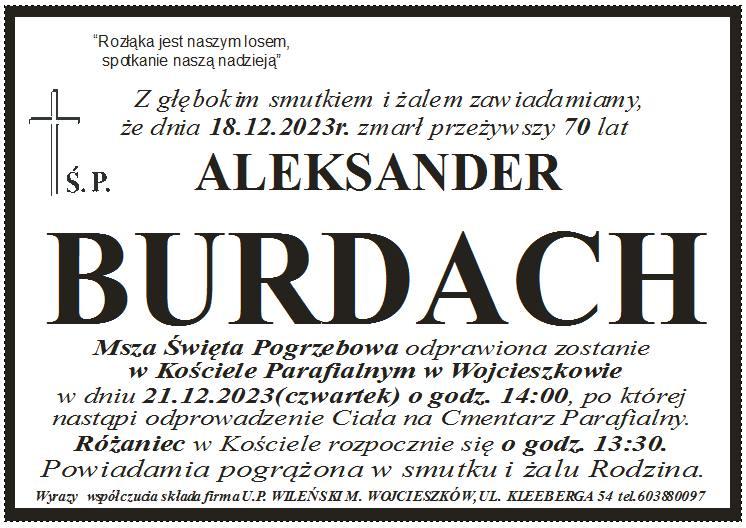 Aleksander  Burdach 
