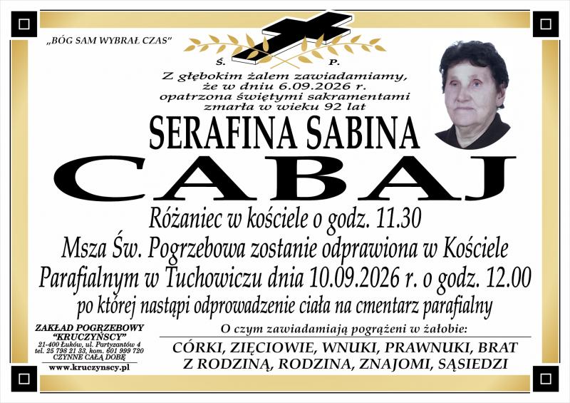 Serafina Sabina Cabaj