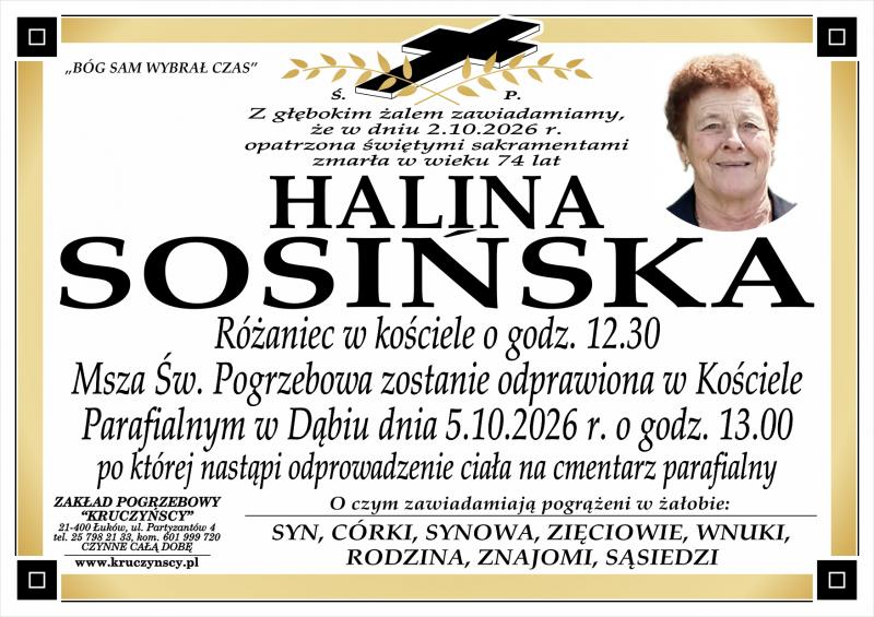 Halina  Sosińska 