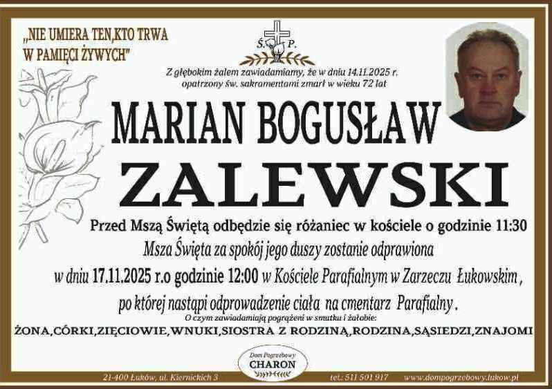 Marian Bogusław  Zalewski 