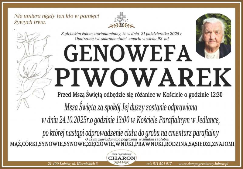 Genowefa Piwowarek