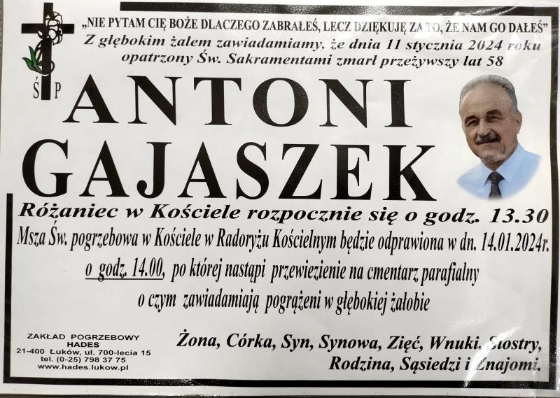 Antoni  Gajaszek