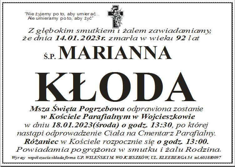 Marianna Kłoda