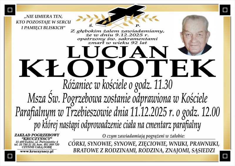 Lucjan  Kłopotek 