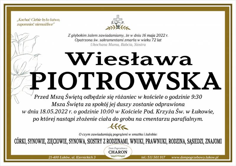 Wiesława Piotrowska