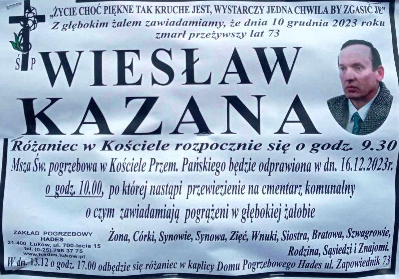 Wiesław  Kazana
