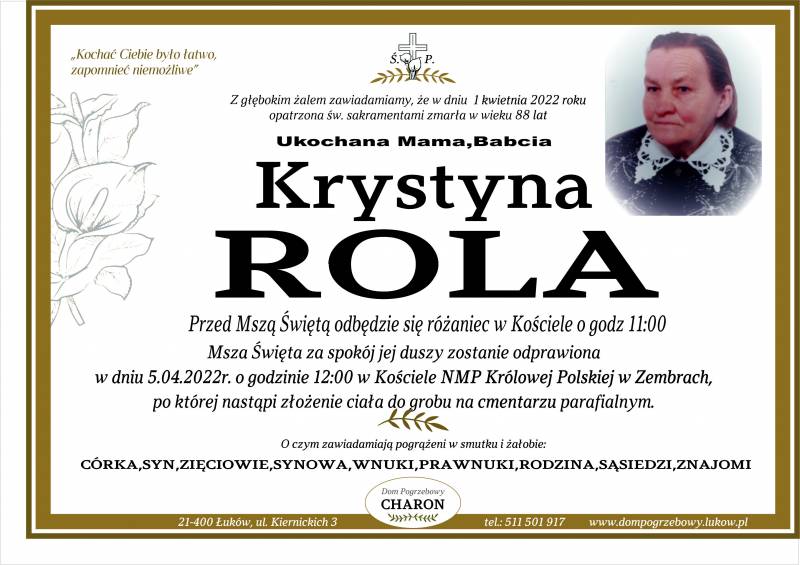 Krystyna  ROLA